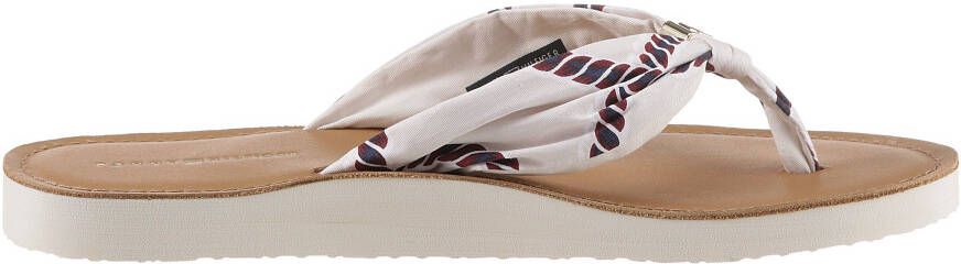 Tommy Hilfiger Teenslippers TH ELEVATED BEACH SANDAL PRINT