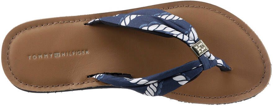 Tommy Hilfiger Teenslippers TH ELEVATED BEACH SANDAL PRINT