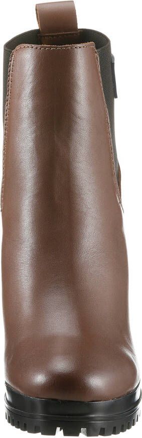 TOMMY JEANS Highheel-laarsjes TJW NEW ESS HIGH HEEL BOOT met brede stretchinzet