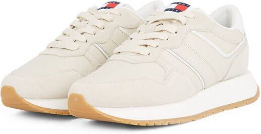 TOMMY JEANS Plateausneakers TJW EVA RETRO RUNNER vrijetijdsschoen lage schoen veterschoen met gepolsterde schacht