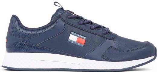 TOMMY JEANS Sneakers met sleehak FLEXI RUNNER vrijetijdsschoen halfschoen veterschoen met zijlogo-vlag