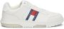 Tommy Hilfiger Witte polyester sneakers met veters contrastdetails print logo White Heren - Thumbnail 13