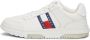 Tommy Hilfiger Witte polyester sneakers met veters contrastdetails print logo White Heren - Thumbnail 14