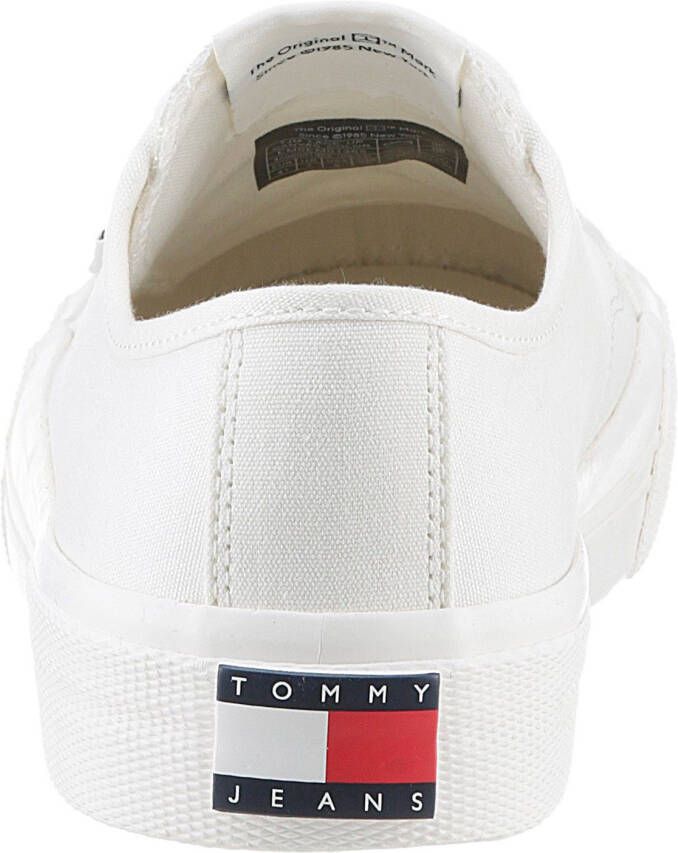 TOMMY JEANS Sneakers TJM LACE UP CANVAS COLOR met label vrijetijdsschoen halfhoge schoen veterschoen