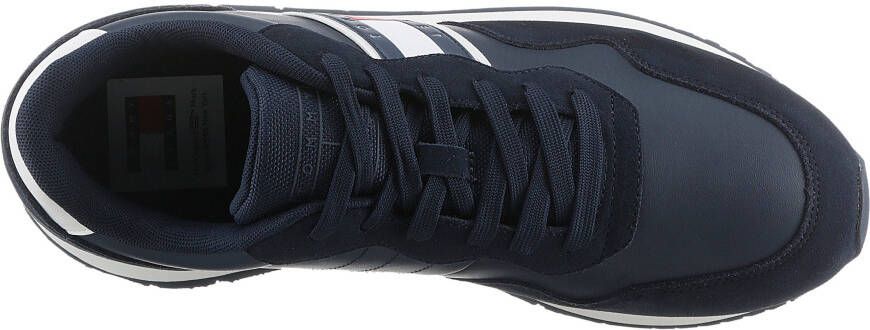 TOMMY JEANS Sneakers TJM MODERN RUNNER vrijetijdsschoen halfschoen veterschoen met zijlogo-vlag