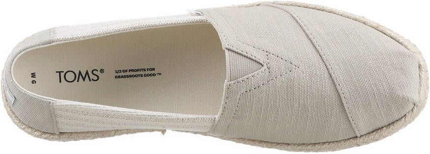 TOMS Espadrilles ALPARGATA ROPE zonder sluiting smal model