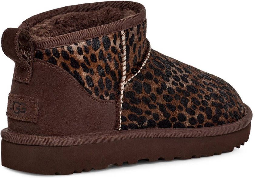 UGG Boots zonder sluiting CLASSIC ULTRA MINI CASPIAN Instaplaarzen snowboots winterschoen in leo-look