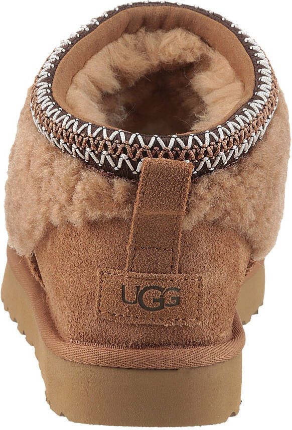 UGG Boots zonder sluiting CLASSIC ULTRA MINI MAXI CURLY Winterlaarzen snowboots met textielband aan de schacht