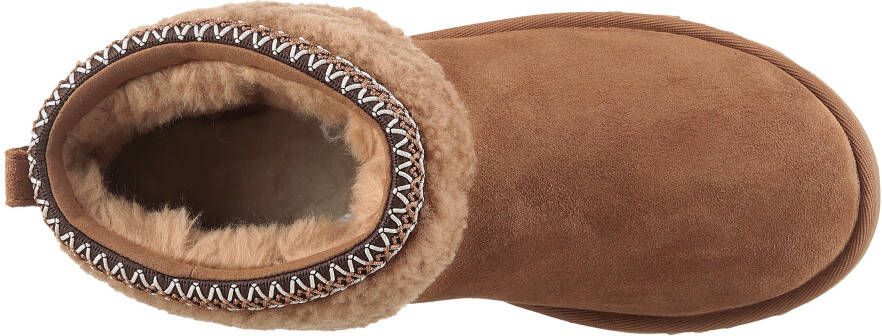 UGG Boots zonder sluiting CLASSIC ULTRA MINI MAXI CURLY Winterlaarzen snowboots met textielband aan de schacht