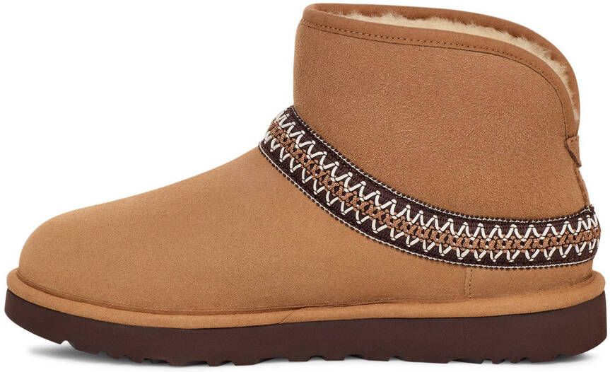 UGG Boots zonder sluiting CLASSIC MINI CRESCENT winterlaarzen snowboots met knusse binnenvoering