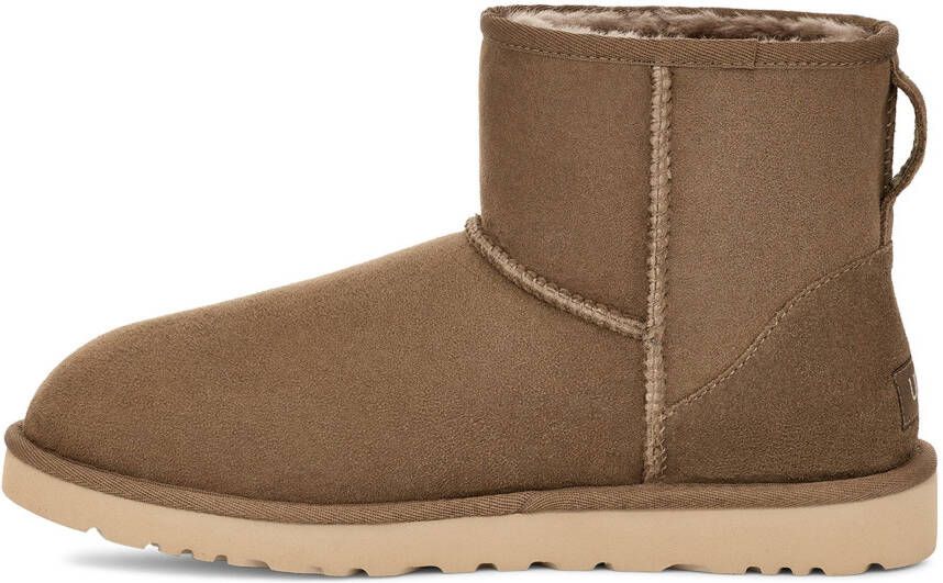 UGG Boots zonder sluiting Classic Mini instaplaars winterlaars boots met foam voetbed