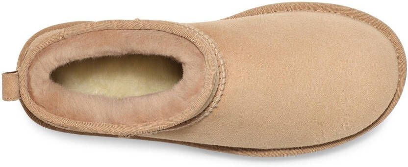 UGG Enkellaarsjes Dames Laarzen Damesschoenen Suède 1116109 Beige - Foto 10