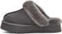 UGG Disquette Pantoffels Charcoal Sloffen Voor Dames Donkergrijs - Thumbnail 5