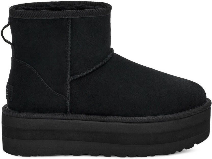 UGG Plateaulaarsjes Classic Mini Platform Winterlaarzen plateaulaarzen instaplaarzen om in te stappen