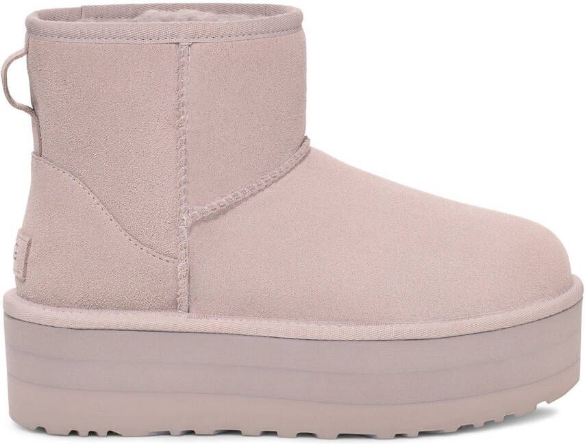 UGG Plateaulaarsjes Classic Mini Platform Winterlaarzen plateaulaarzen instaplaarzen om in te stappen