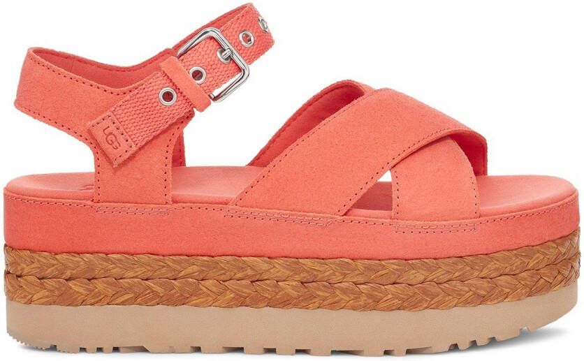 UGG Plateausandalen met gespsluiting