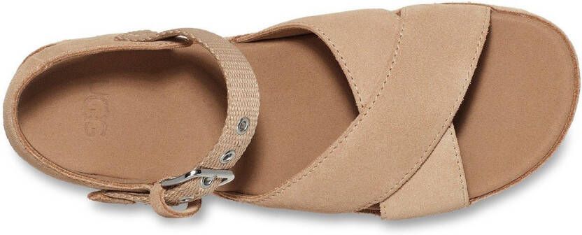 UGG Plateausandalen met gespsluiting