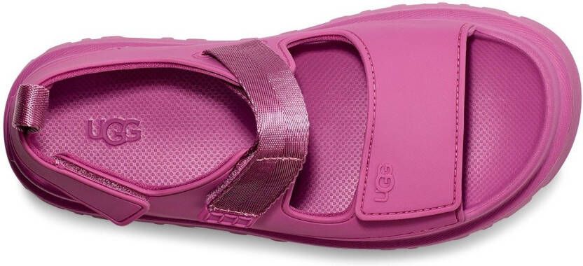 UGG Plateausandalen Goldenglow met klittenbandsluitingen