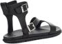 UGG SOLIVAN STRAP W Volwassenen Platte sandalen Kleur Zwart - Thumbnail 3