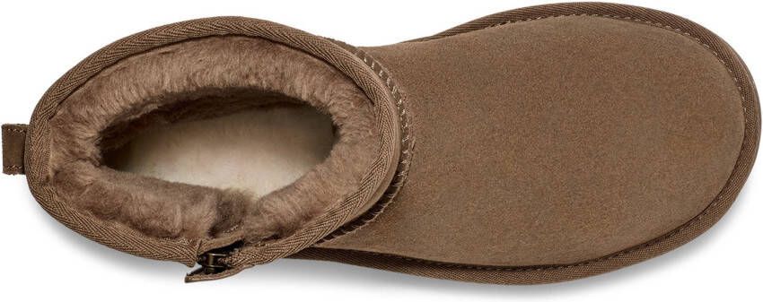 UGG Winterlaarzen CLASSIC MINI BAILEY ZIP winterlaars snowboots instaplaars met warme voering