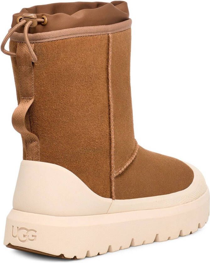 UGG Winterlaarzen M CLASSIC SHORT WEATHER HYBRID instaplaars met duurzame schuimrubberen galos