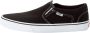 Vans Asher Canvas Heren Sneakers Black White - Thumbnail 8