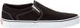 Vans Asher Canvas Heren Sneakers Black White - Thumbnail 9