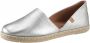 Verbenas Carmen Nucleo meal leren espadrilles zilver - Thumbnail 6