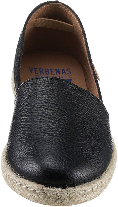 Verbenas Carmen leren espadrilles zwart - Foto 9