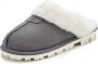 Vivance Pluchen pantoffels Huisschoen Pantoffels Clogs Slippers Pantolette met warme voering VEGAN - Thumbnail 2