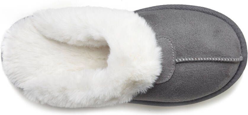 Vivance Pluchen pantoffels Huisschoen Pantoffels Clogs Slippers Pantolette met warme voering VEGAN