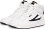 Fila Sevaro Mid Sneakers wit Leer - Thumbnail 4