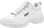 Fila Matte Oppervlak Lage Top Sneakers White Dames - Thumbnail 3