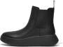 Fitflop Chelsea-boots F-MODE Plateaulaarsjes instaplaars met stretchelement voor instappen - Thumbnail 3