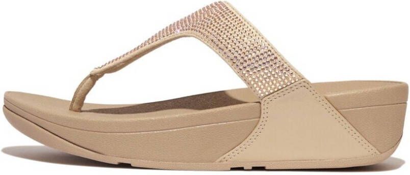 Fitflop Dianets LULU CRYSTAL EMBELLISHED TOE-POST SANDALS HOTFIX