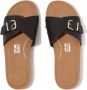 Fitflop Slippers IQUSHION ADJUSTABLE BUCKLE LEATHER SLIDES - Thumbnail 3