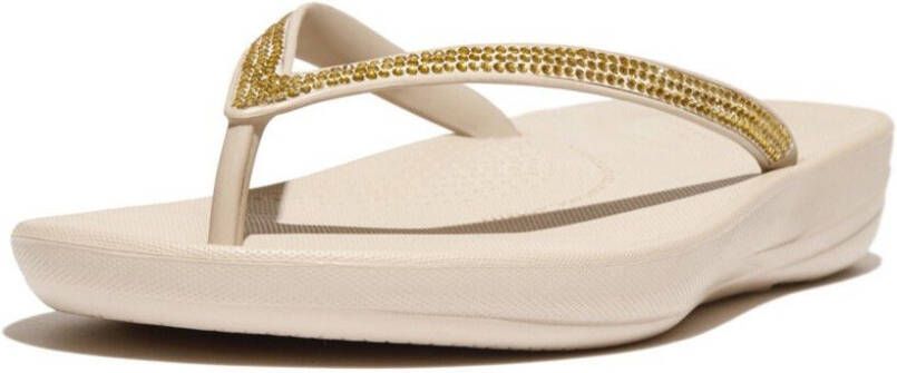 FitFlop TM Iqushion sparkle teenslippers beige - Foto 4