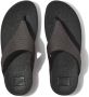 FitFlop Lulu Glitz-Canvas Toe-Post Sandals ZWART - Thumbnail 2