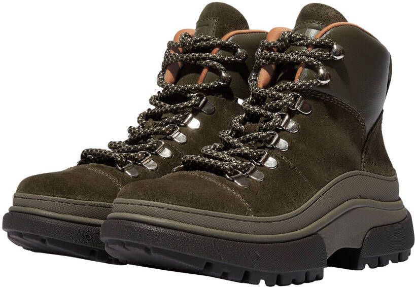 Fitflop Veterschoenen WYLDER SUEDE HIKER-LACE BOOTS Trekking boots veterschoenen met robuuste plateauzool