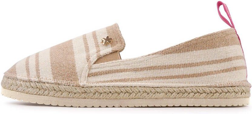 Flip Flop Espadrilles met stretchinzetten opzij