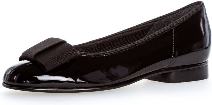 Gabor Ballerina's Flats kitten heel feestelijke schoenen met decoratieve strik