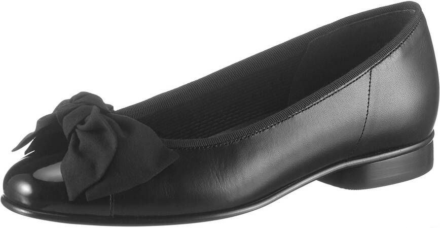 Gabor Ballerina's Flats kitten heel feestelijke schoenen met een mooie strik