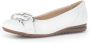 Gabor Witte Leren Ballerina Schoenen White Dames - Thumbnail 2