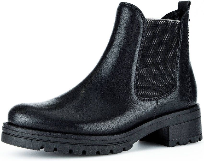 Gabor Zwarte Chelsea Boots Trendy Stijl Black Dames - Foto 3