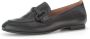 Gabor Zwarte Leren Loafers Black Dames - Thumbnail 1