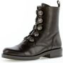 Gabor Zwarte Leren Veterschoenen Black Dames - Thumbnail 2