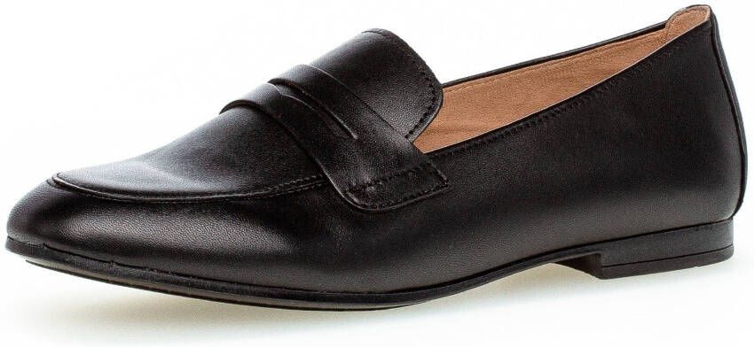 Gabor Loafers Slipper business schoen met versierband en blokhak