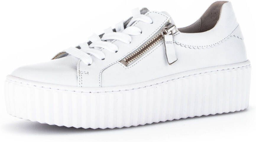 Gabor Witte Leren Moderne Sneakers White Dames - Foto 2