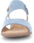 Gabor Blauwe Suède Sandalen met Klittenbandsluiting Blue Dames - Thumbnail 2