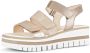 Gabor Best Fitting Sandaal Beige Metallic - Thumbnail 3